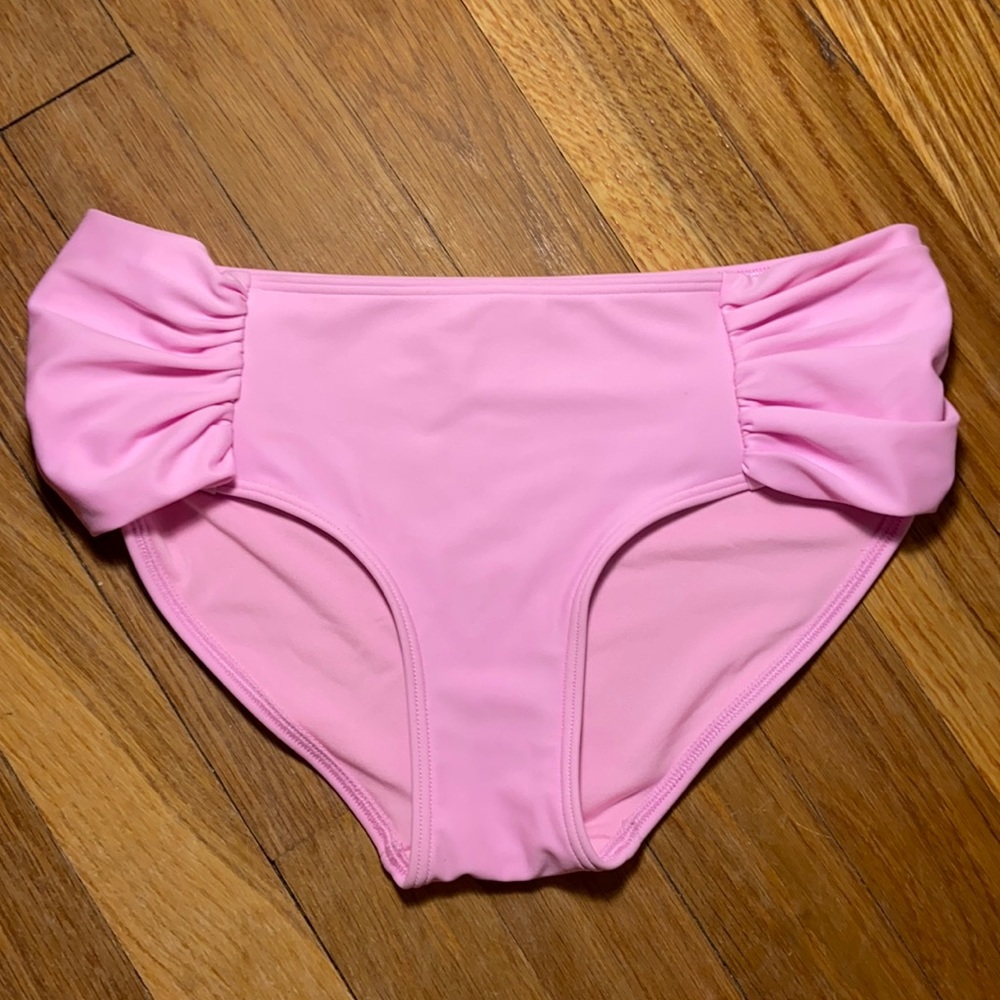 Aerie Hipster Bikini Bottom (pink) Size Medium